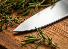 Knife blade detail